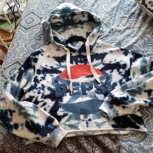 Cropped hoodie PEPSI